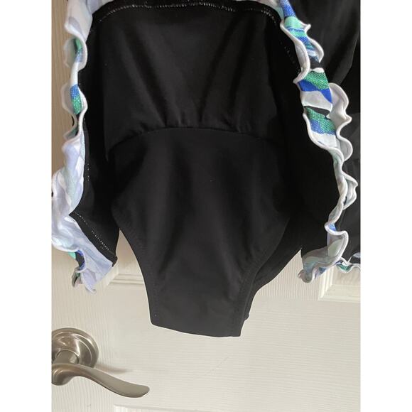 Profile By Gottex Bachata D Cup V Neck One Piece Swimdress Black Size - 14D - Picture 4 of 7